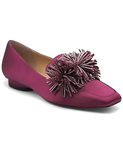 Charles David Charles By  Vegass Satin Dress Shoe In Purple