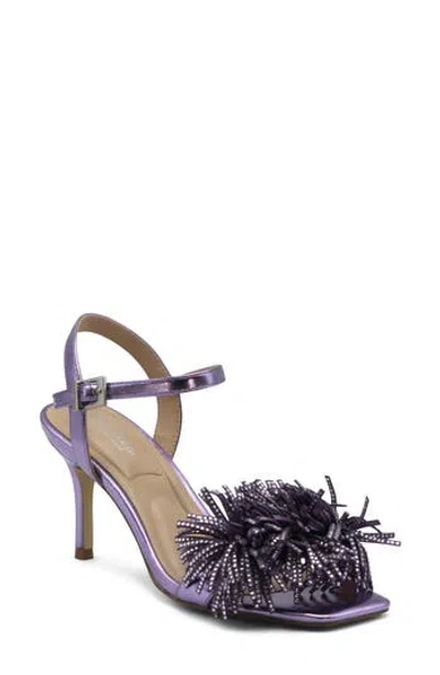 Charles David Dainty Ankle Strap Sandal In Purple