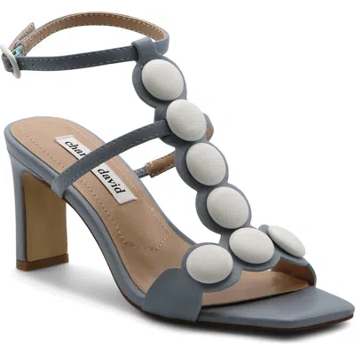 Charles David Davos Ankle Strap Sandal In Powder Blue