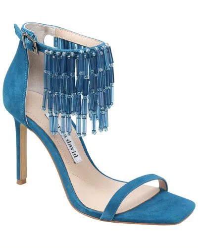 Charles David Enrich Suede Sandal In Blue