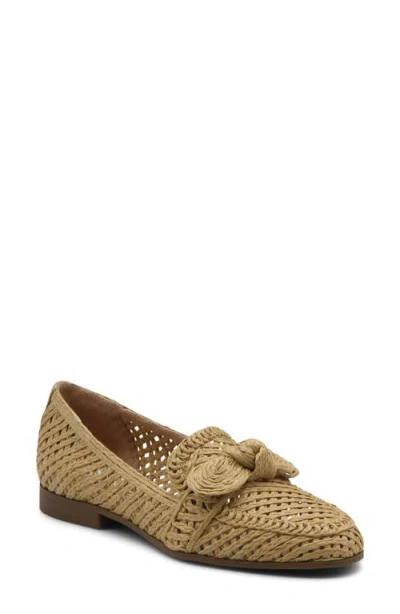 Charles David Finite Raffia Loafer In Brown