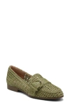 Charles David Follies Raffia Loafer In Khaki