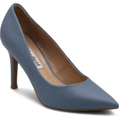 Charles David Geno Pointed Toe Pump In Blue