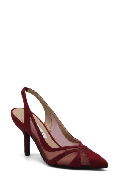 Charles David Global Slingback Pointed Toe Pump In Red