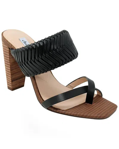 Charles David Horatio Leather Sandal In Black