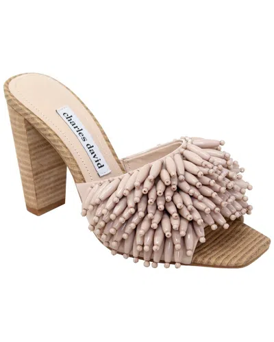 Charles David Hottie Patent Sandal In Neutral