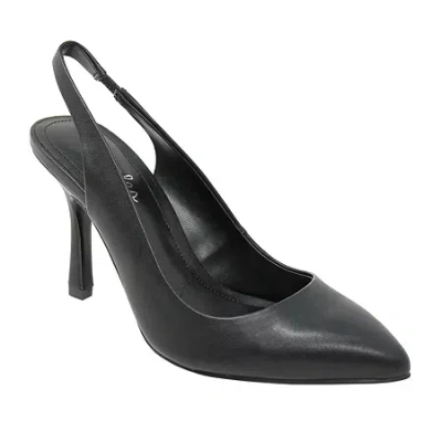 Charles David Impower Womens Pointed Closed Toe Stiletto Heel Pumps In Black