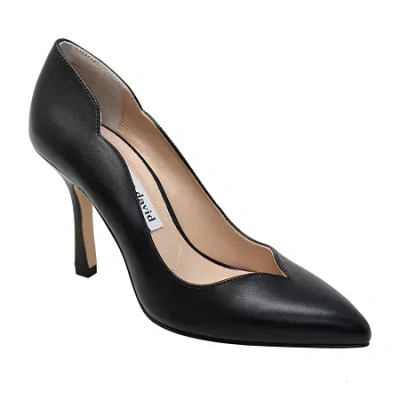 Charles David Innocent Womens Pointed Closed Toe Stiletto Heel Pumps In Black