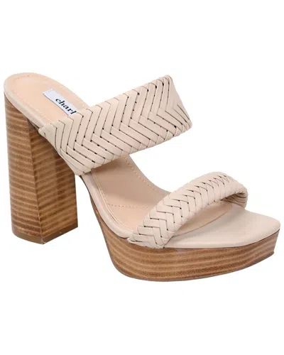 Charles David Intro Leather Sandal In Neutral