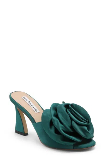 Charles David Kimchi Slide Sandal In Green