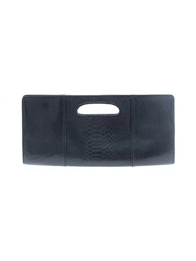 Pre-owned Charles David Leather Clutch In Black