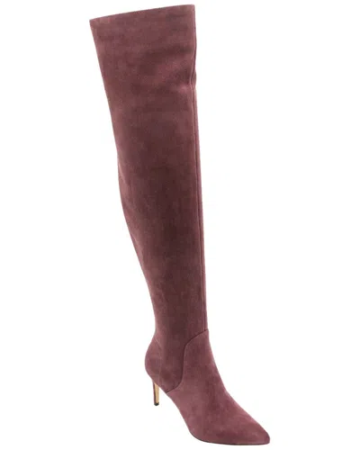 Charles David Piano Suede Boot In Pink