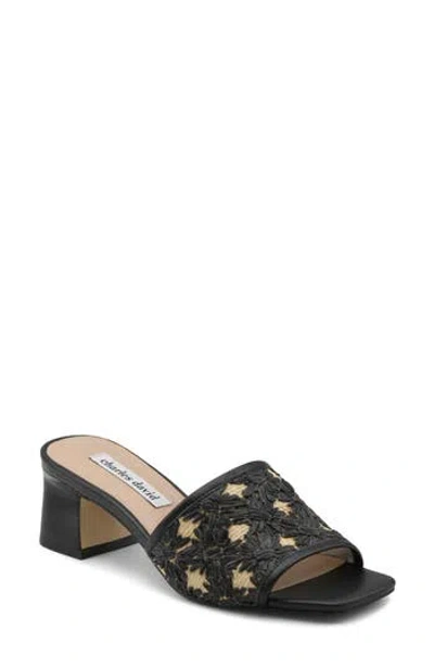 Charles David Raffi Slide Sandal In Black