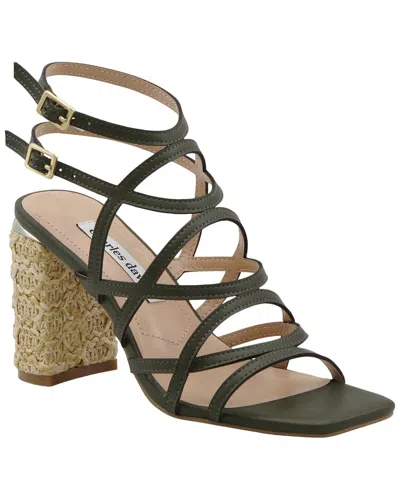Charles David Raven Sandal In Green
