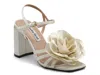 Charles David Restless Ankle Strap Sandal In White