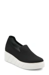 Charles David Rhody Platform Wedge Sneaker In Black