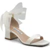 Charles David Riley Ankle Strap Sandal In Ivory