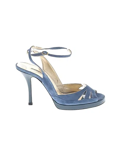 Pre-owned Charles David Sandals In Blue