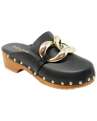 Charles David Siena Leather Casual Shoe In Black