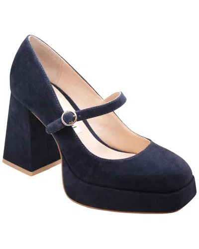 Charles David Vivanna Suede Pump In Blue