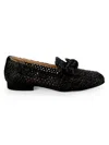 CHARLES DAVID WOMEN'S FINITE BOW CROCHET BALLET FLATS