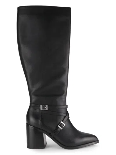 CHARLES DAVID WOMEN'S JACOBY LEATHER KNEE HIGH BOOTS