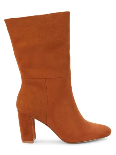 Charles David Women's Stretch Mid Calf Boots In Caramelize