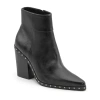 Charles David Womens Van Block Heel Dress Boots In Black
