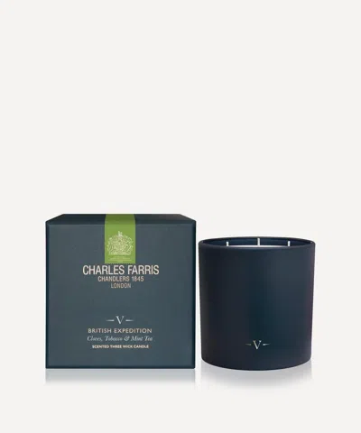 Charles Farris V British Expedition 3 Wick Candle 640g