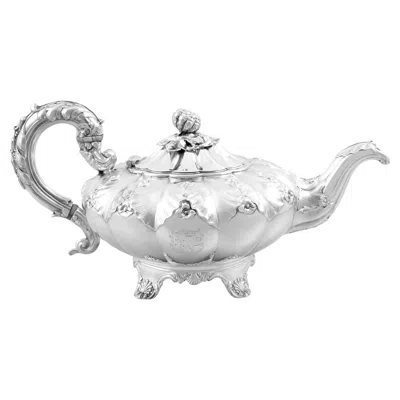 Pre-owned Charles Fox Ii George Iv Sterling Silver Teapot By , London, 1829