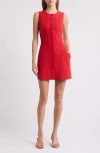 Charles Henry Button-up Minidress