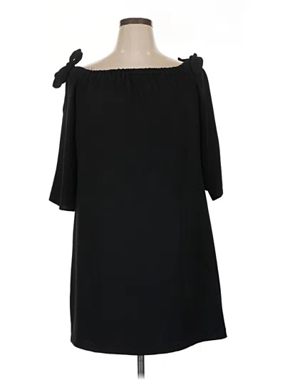 Pre-owned Charles Henry Casual Dress In Black