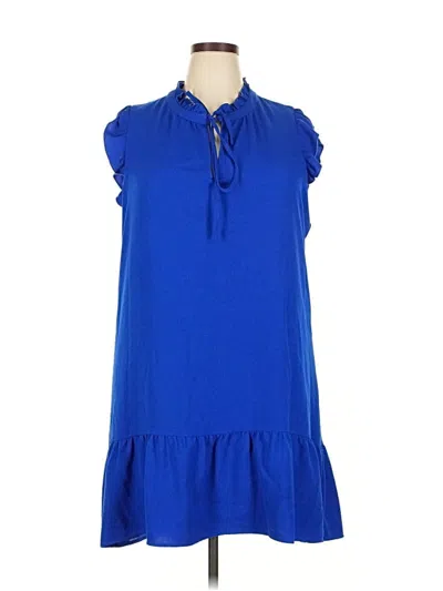 Pre-owned Charles Henry Casual Dress In Blue