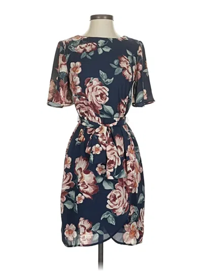 Pre-owned Charles Henry Casual Dress In Blue