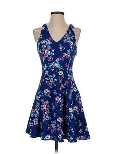 Pre-owned Charles Henry Casual Dress In Blue