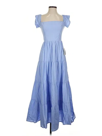Charles Henry Casual Dress In Blue