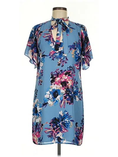 Pre-owned Charles Henry Casual Dress In Blue