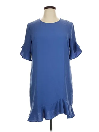 Pre-owned Charles Henry Casual Dress In Blue