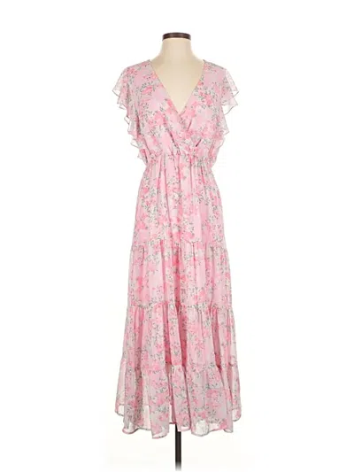 Pre-owned Charles Henry Casual Dress In Pink