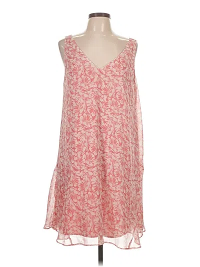 Pre-owned Charles Henry Casual Dress In Pink