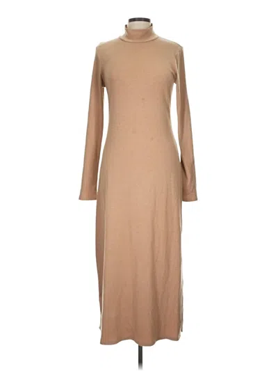 Pre-owned Charles Henry Casual Dress In Tan