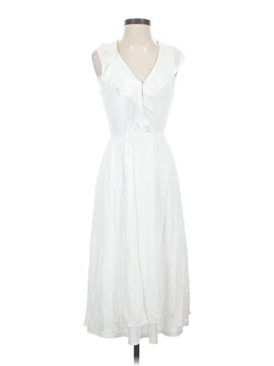 Pre-owned Charles Henry Casual Dress In White