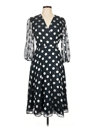 Charles Henry Cocktail Dress In Black