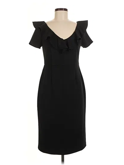 Charles Henry Cocktail Dress In Black