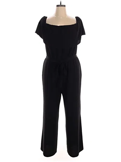 Pre-owned Charles Henry Jumpsuit In Black