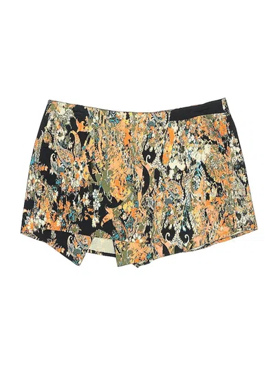 Pre-owned Charles Henry Skort In Orange