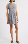 Charles Henry Sleeveless Minidress In Gray