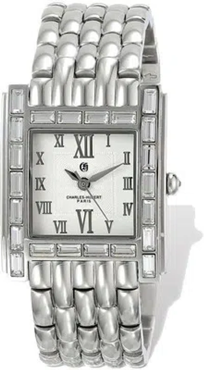 Pre-owned Charles-hubert Ladies Charles Hubert Stainless 27 X 32mm Watch