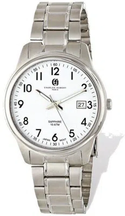 Pre-owned Charles-hubert Mens Charles Hubert Titanium 40mm Watch