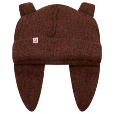 Charles Jeffrey Loverboy Alpaca Chunky Rabbit Beanie In Brown